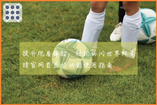 提升观看体验，轻松访问世界杯竞猜官网首页的功能使用指南